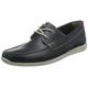 Clarks Men's Karlock Step Boat Shoes, Blue Navy Leather, 9 UK