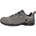 Hi-Tec Quadra Classic Men Low Rise Hiking Boots, Grey (Charcoal/Black/Red 053), 8 UK (42 EU)