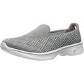 Skechers Women's Go Walk 4 - Kindle Low Top Sneakers, Grey Gry, 6 UK