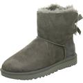 UGG Women's Mini Bailey Bow II Classic Boot, Grey, 7 UK