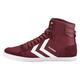 Hummel Men's Slimmer Stadil High Hi-Top Trainers, Red Cabernet, 10.5 UK