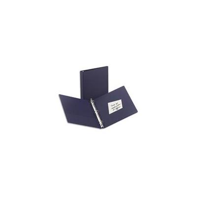 Avery 3 in. Economy Round-Ring Binder with Label Holder - Blue