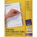 Avery 1.75 in. Assorted Color Printable Self-Adhesive Tabs