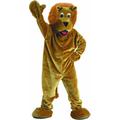 Dress Up America Deluxe Plush Roaring Lion Mascot Costume For Adults, Brown, Adults One Size (Waist 60 Inch, Height 75 Inch)