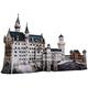 Keranova 157 Clever Paper Historic Buildings The Neuschwanstein Castle (Germany) 3D Puzzle, 70 x 24 x 36 cm, 1/250 Scale, Multi Color