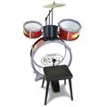 Bontempi 51 4504 Drum Set with Stool (4-Piece)