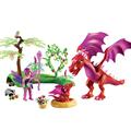 PlayMOBIL 9134 FAiries Friendly Dragon with Baby, Fun Imaginative Role-Play, PlaySets Suitable for Children Ages 4+