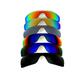 Galaxy Replacement Lenses for Oakley Batwolf Black&Blue&Green&Gray&Gold&Red Color Polarized 6 Pairs - Black&Blue&Green&Gray&Gold&Red 6 Pairs, Regular