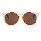 MR.BOHO Cream/Leo Tortoise Fitzroy with Classic Lenses – Unisex Sunglasses Multicoloured (Tortoise), One Size