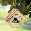 Home Bazaar Fledgling Series Little Wren House 6.5 in x 8 in x 6 in Birdhouse Wood in White | 6.5 H x 8 W x 6 D in | Wayfair HB-2044WS