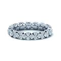 1.00 Carat Round Diamonds Garland Full Eternity Ring in White Gold (K)