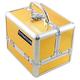 DYNASUN BS35 21x17x17cm Gold Designer Beautycase Schminkkoffer Kosmetikkoffer Schmuckfach Beauty Case Reise Box