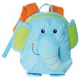 SIGIKID 24621 Mini Rucksack Elefant Kinderrucksack für Krippe, Kita, Ausflüge empfohlen für Mädchen und Jungen ab 2 Jahren, Blau 27 cm