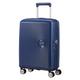 American Tourister Soundbox - Spinner S Erweiterbar Handgepäck, 55 cm, 41 L, Blau (Midnight Navy)