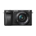 Sony Alpha 6300 E-Mount Systemkamera (24 Megapixel, 7,5 cm (3 Zoll) Display, XGA OLED Sucher, L-Kit 16-50 mm Objektiv) schwarz