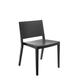 Kartell Lizz Mat Essstühle, Plastik, schwarz, 52 x 74.5 x 50 cm, 2 Stück