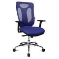 Topstar Bürostuhl Sitness Net Pro 100 inkl. höhenverstellbaren Armlehnen blau
