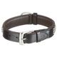 Nobby 78468-99 Leder Hundehalsband MALECO L: 50 cm, B: 30 mm, schwarz-braun