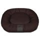 HobbyDog Hundebett Hundesofa Hundekorb Tierbett Verschiedene Größen und Farben - Ponton Comfort (XL - 78cm x 100cm x 15cm, 5 - braun)