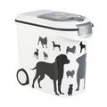 Curver Futter-Container mit Hunde-Silhouette 35 Liter für ca. 12kg Futter