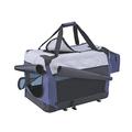 Nobby 76393 Traveller Reisebox für Hunde oder Katzen PLUS L x B x H: 82 x 59 x 59 cm, blau/grau