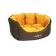 CANiAMiCi ZC2078351 Hundebett, 64 cm, braun/gelb