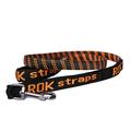 ROK straps ROK00387 Stretch Hundeleine, Long L Strap, schwarz mit orange