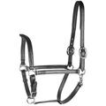 Harry's Horse 28500310-pony Lederhalfter, Crystückal V, Pony, S, schwarz