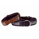 Nobby 78468-98 Leder Hundehalsband MALECO L: 50 cm, B: 30 mm, cognac-braun