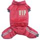 Doggy Dolly DRF028 Jogginganzug für Hunde VIP, rot, Größe : XL