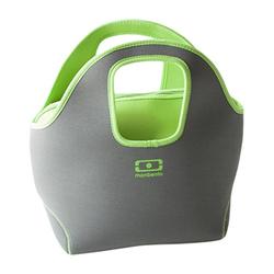 Monbento MB Pop up grau/grün - Die zweiseitige Kühltasche