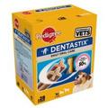 Pedigree Dentastix Hundeleckerli für kleine Hunde, Kausnack mit Huhn- und Rindgeschmack gegen Zahnsteinbildung für gesunde Zähne, 1er Pack (1 x 4 Pack)