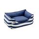 Hunter Hundesofa Binz, 80 x 60 cm, blau/weiß