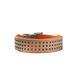 Hunter Hundehalsband Basic Marbella, Größe 47, stein/orange