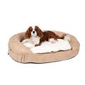 Karlie Orthopädisches Hundebett, 100 x 65 x 24 cm, oval, beige