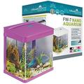 All Pond Solutions Nano Fisch Tank Aquarium/LED-Lichtern, klein, 7 L, violett