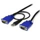 StarTech.com 1,8m 2-in-1 USB VGA KVM Kabel - Kabelsatz für KVM Switch / Umschalter