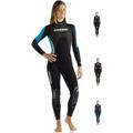 Cressi Morea Damen - Neoprenanzug 3mm für alle Wassersportarten, Schwarz/Türkis/Grau, XL/5