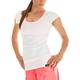 Winshape Damen Kurzarmshirt Fitness Freizeit Yoga Pilates, Weiß, M, WTR4