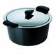 KUHN RIKON 30721 Thermokochgeschirr HOTPAN Kochtopf schwarz 2L/18cm, dampfgaren, warmhalten, Energie sparen