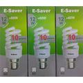 E-saver-es 3p - 12co Handgeschnitzte, Bajonettsockel B22d, 12 W, kompakt, fluoreszierendes Licht, Energiesparlampe