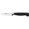 Zwilling 31070081 Vier Sterne Spick und Garniermesser, Rostfreier Spezialstahl, Sonderschmelze, Kunststoff, 80 mm, schwarz