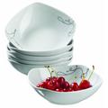 Mäser, Serie Chanson, Schüssel 14 cm, robuste Porzellan Müslischalen im 6-er Set