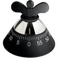 Alessi Kitchen Timer, Küchentimer aus thermoplastischem Harz, schwarz