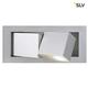 SLV BEDSIDE LED 146252 Wandleuchte, 3W, RECHTS, warmwei�e Spot LED, silbergraues Geh�use