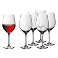 WMF easy Plus Bordeaux Weingläser-Set, 6-teilig, 630ml, Kristallglas, spülmaschinengeeignet, transparent