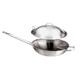 Paderno 12529 – 32 Wok mit Rost und Deckel, 32 cm, Edelstahl