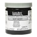 Liquitex 1008276 Professional Soft Body Acrylfarbe, 237 ml Topf, für feine Details, Lasuren, Airbrusharbeiten, Malen auf Textilien, Fresken, marsschwarz