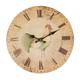 Premier Housewares Wanduhr Home To Roost Hahnenmotiv, 29 cm