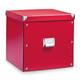 Zeller 17621 Aufbewahrungsbox, Pappe, ca. 33,5 x 33 x 32 cm, rot